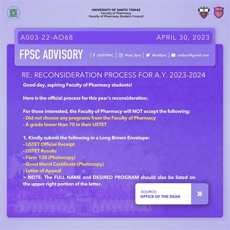 ust recon 2024|FPSC ADVISORY .